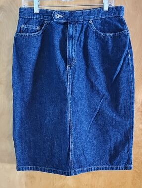 Liz Claiborne Blue Jeans Skirt